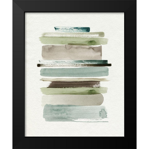 Grass Stains II Black Modern Wood Framed Art Print by Popp, Grace