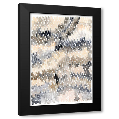 Pebble Beach I Black Modern Wood Framed Art Print by Popp, Grace