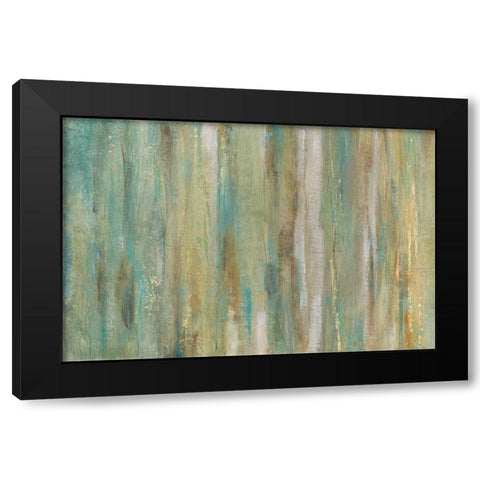 Vertical Flow I Black Modern Wood Framed Art Print by OToole, Tim