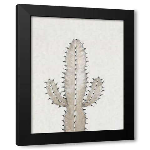 Cactus Study I Black Modern Wood Framed Art Print with Double Matting by OToole, Tim