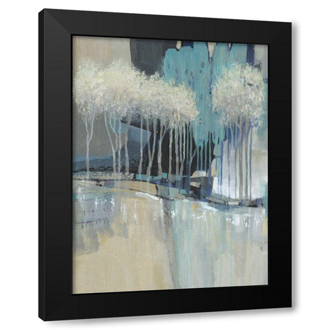 Whimsical Treeline I Black Modern Wood Framed Art Print by OToole, Tim