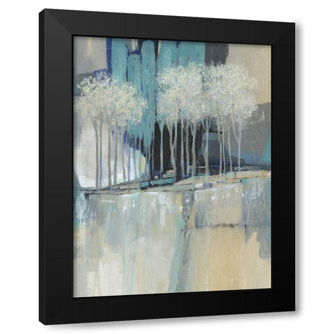 Whimsical Treeline II Black Modern Wood Framed Art Print with Double Matting by OToole, Tim