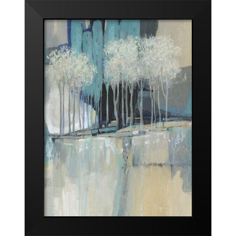 Whimsical Treeline II Black Modern Wood Framed Art Print by OToole, Tim