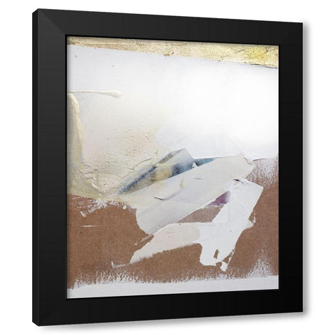 Gold Divided I Black Modern Wood Framed Art Print by Youngstrom, Kent