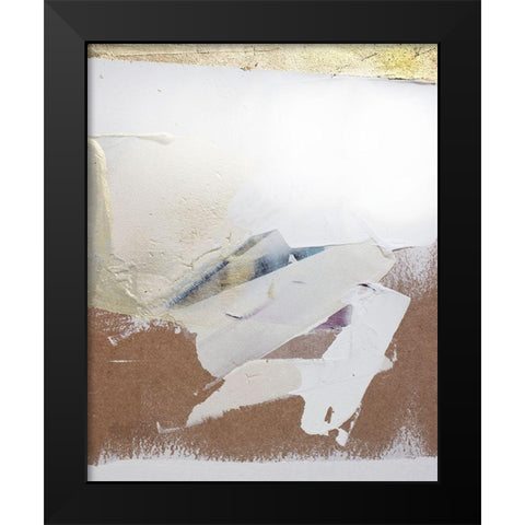 Gold Divided I Black Modern Wood Framed Art Print by Youngstrom, Kent