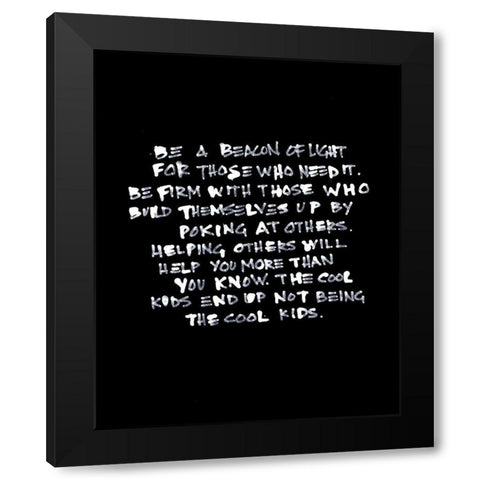 Beacon of Light I Black Modern Wood Framed Art Print with Double Matting by Youngstrom, Kent