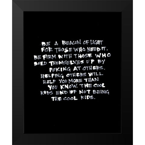 Beacon of Light I Black Modern Wood Framed Art Print by Youngstrom, Kent