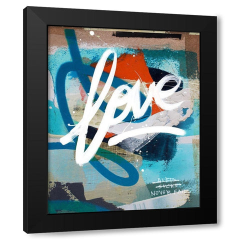 Never Fails V Black Modern Wood Framed Art Print by Youngstrom, Kent