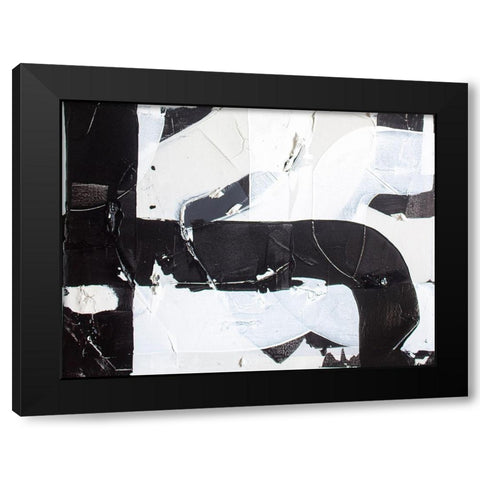 Racetrack Diptych II Black Modern Wood Framed Art Print with Double Matting by Youngstrom, Kent