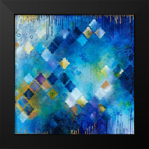Comely + Courtly II Black Modern Wood Framed Art Print by Robinson, Heather