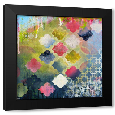 Diffident + Patient I Black Modern Wood Framed Art Print with Double Matting by Robinson, Heather
