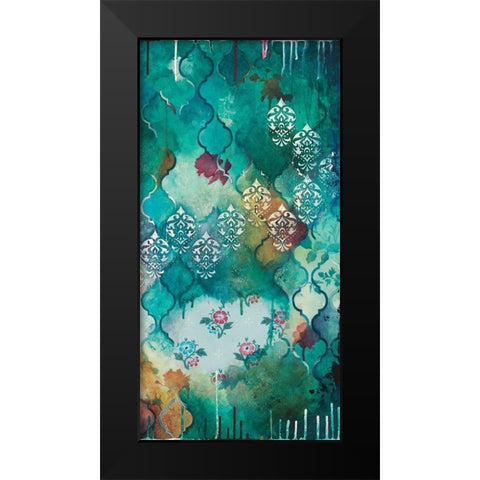 Antique Ogees II Black Modern Wood Framed Art Print by Robinson, Heather
