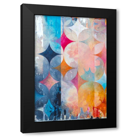 Atmospheric Geo I Black Modern Wood Framed Art Print by Robinson, Heather