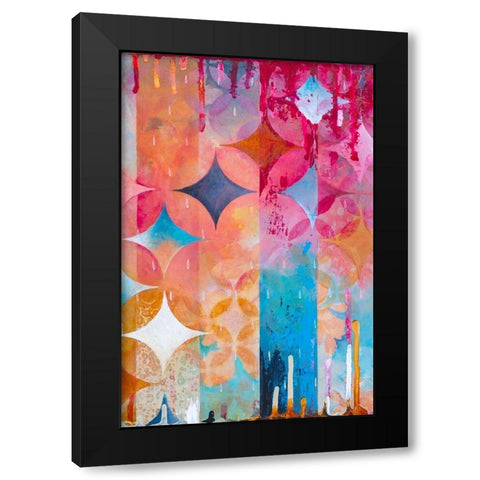 Atmospheric Geo II Black Modern Wood Framed Art Print by Robinson, Heather