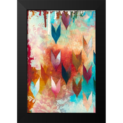 Dewy I Black Modern Wood Framed Art Print by Robinson, Heather