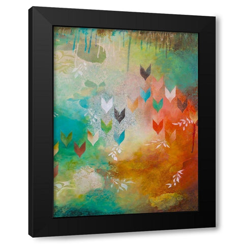 Fervently II Black Modern Wood Framed Art Print by Robinson, Heather