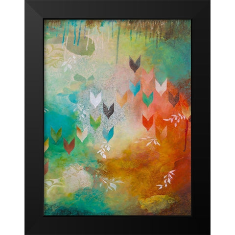 Fervently II Black Modern Wood Framed Art Print by Robinson, Heather