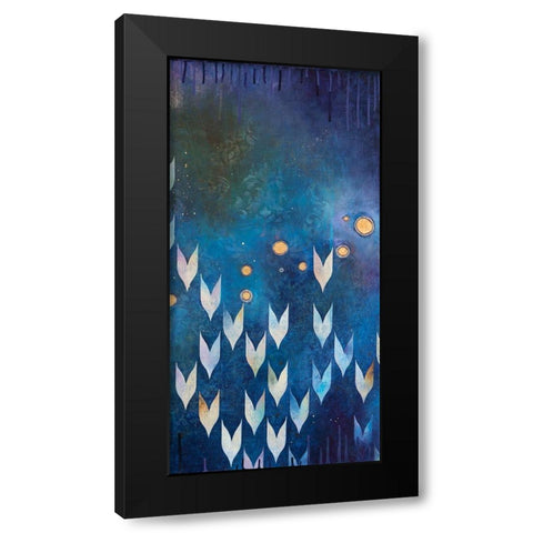 My Constellation II Black Modern Wood Framed Art Print by Robinson, Heather