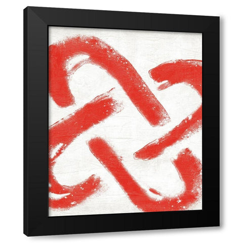 Kwanzaa Symbols I Black Modern Wood Framed Art Print with Double Matting by Vess, June Erica