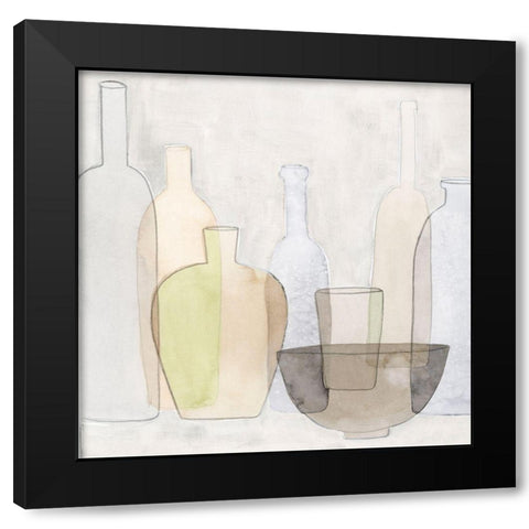 Found II Black Modern Wood Framed Art Print by Popp, Grace