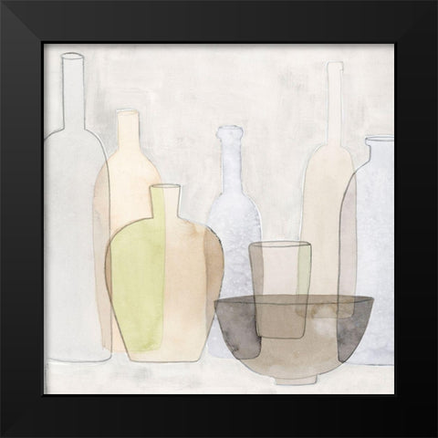 Found II Black Modern Wood Framed Art Print by Popp, Grace