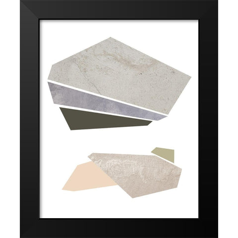 Slab Sections I Black Modern Wood Framed Art Print by Green, Jacob