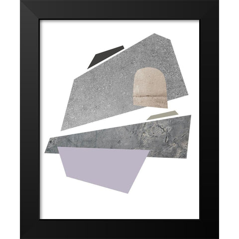 Slab Sections II Black Modern Wood Framed Art Print by Green, Jacob