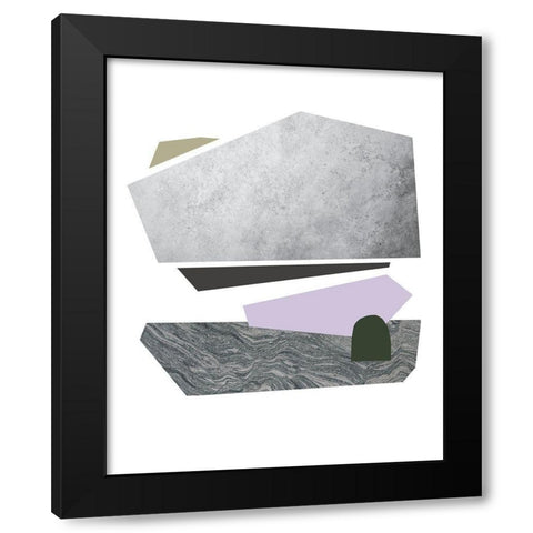 Slab Sections IV Black Modern Wood Framed Art Print by Green, Jacob