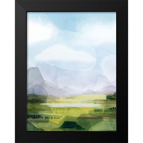 Verdant Vale I Black Modern Wood Framed Art Print by Popp, Grace