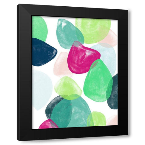 Paper Chase III Black Modern Wood Framed Art Print with Double Matting by Vess, June Erica