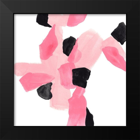 Salon Rouge VII Black Modern Wood Framed Art Print by Vess, June Erica