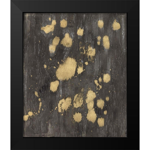 Celestial Downpour Black Modern Wood Framed Art Print by Arbel, Lori