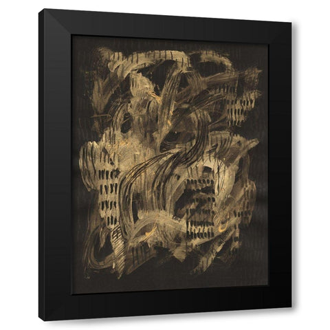 Velocity Black Modern Wood Framed Art Print by Arbel, Lori