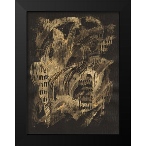 Velocity Black Modern Wood Framed Art Print by Arbel, Lori