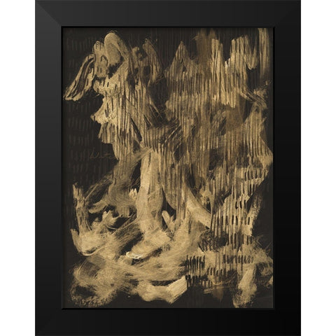 Witchery Black Modern Wood Framed Art Print by Arbel, Lori