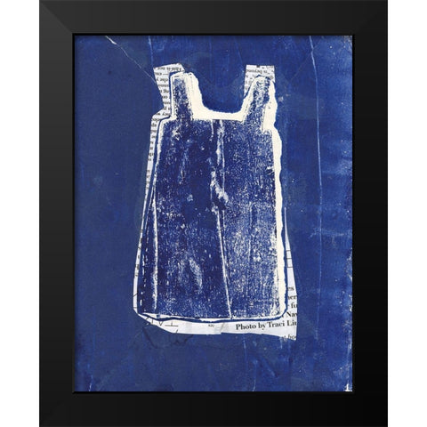 Leisure Black Modern Wood Framed Art Print by Combs, Joyce