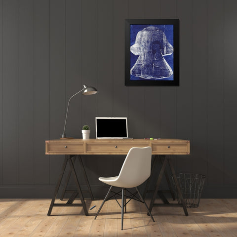Angelica Black Modern Wood Framed Art Print by Combs, Joyce