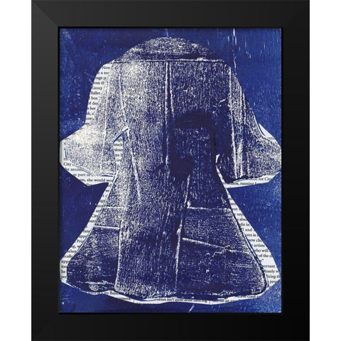 Angelica Black Modern Wood Framed Art Print by Combs, Joyce