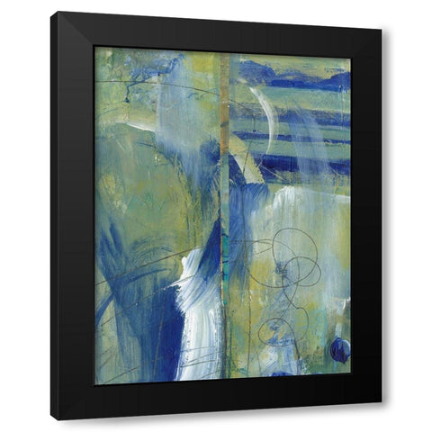 Distant Memories I Black Modern Wood Framed Art Print by Combs, Joyce