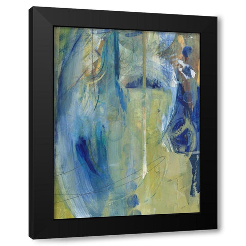 Distant Memories III Black Modern Wood Framed Art Print by Combs, Joyce