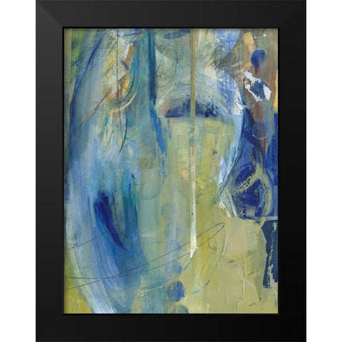 Distant Memories III Black Modern Wood Framed Art Print by Combs, Joyce