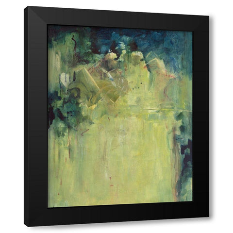 Paradise Falls II Black Modern Wood Framed Art Print by Combs, Joyce