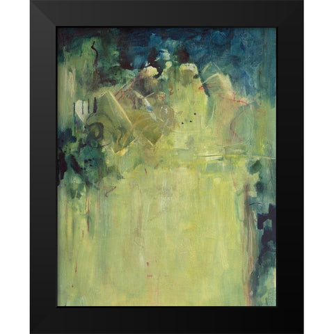 Paradise Falls II Black Modern Wood Framed Art Print by Combs, Joyce
