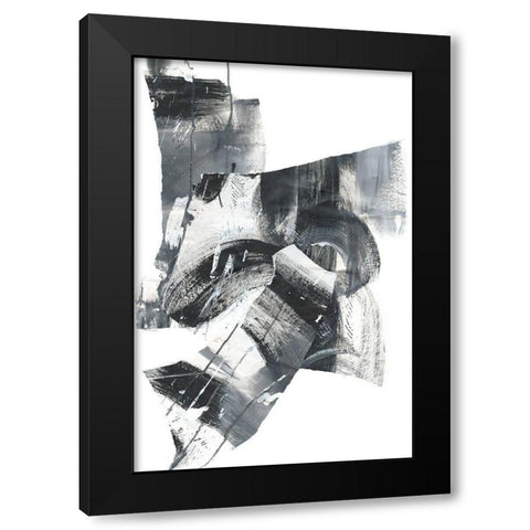 Fiesta Collage I Black Modern Wood Framed Art Print with Double Matting by Combs, Joyce