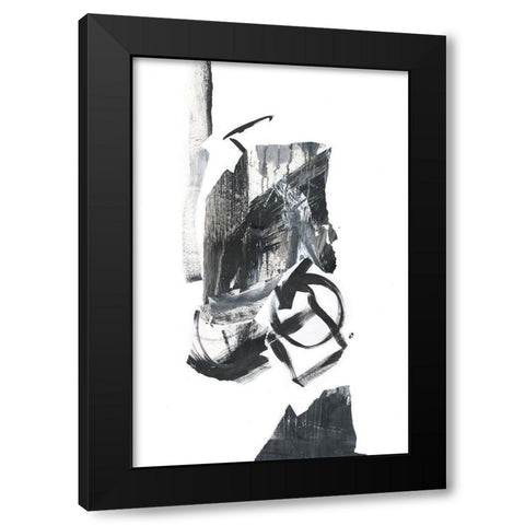 Fiesta Collage II Black Modern Wood Framed Art Print with Double Matting by Combs, Joyce