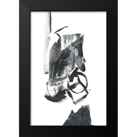 Fiesta Collage II Black Modern Wood Framed Art Print by Combs, Joyce