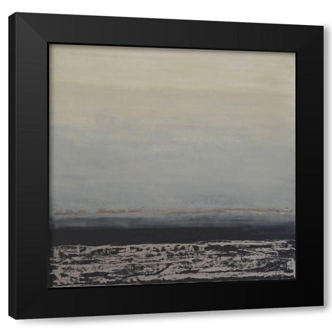 Deep Like This Black Modern Wood Framed Art Print with Double Matting by Shanti, Shima