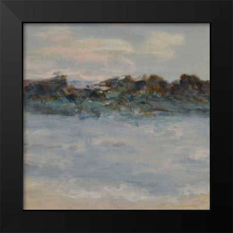 The Perilous Quest Black Modern Wood Framed Art Print by Shanti, Shima