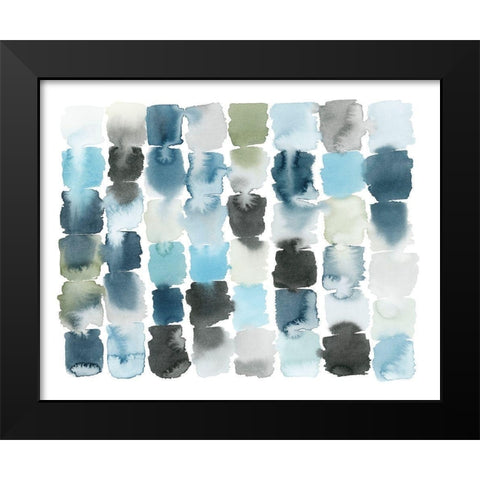 Moss and Water I Black Modern Wood Framed Art Print by Popp, Grace