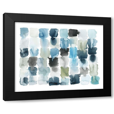 Moss and Water II Black Modern Wood Framed Art Print with Double Matting by Popp, Grace